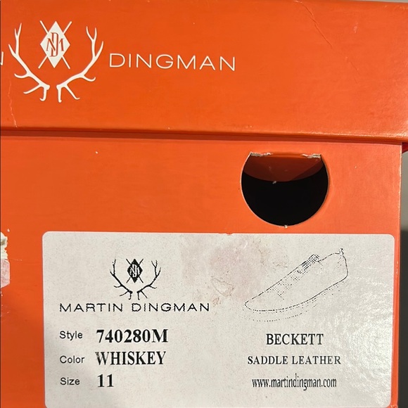 Martin Dingman Brown Leather Loafers with White Sole - Picture 5 of 5